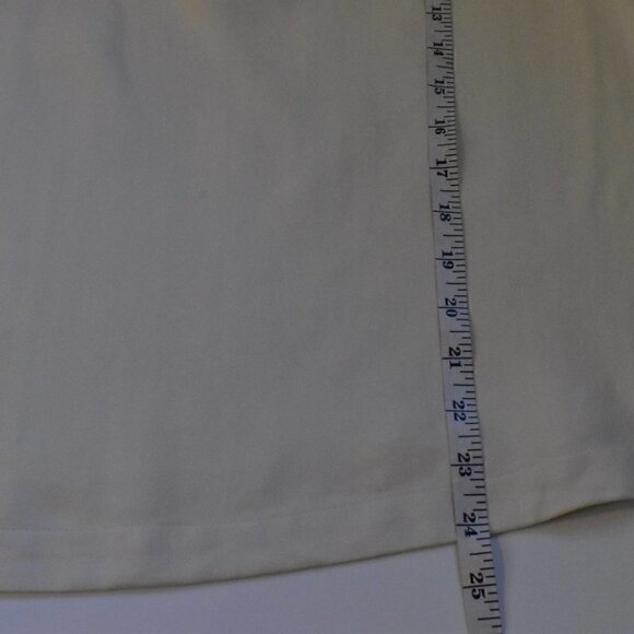 Pineapple Paradise 100% Silk Tank Top Off White Size 16 - Picture 5 of 7